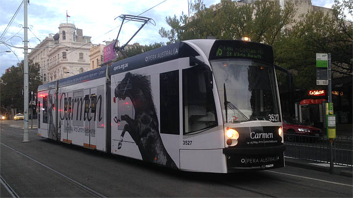 Yarra Trams Combino Carmen 3527